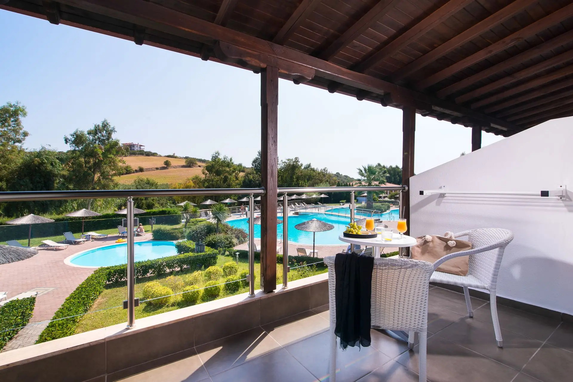double twin pool view rooms chalkidiki
